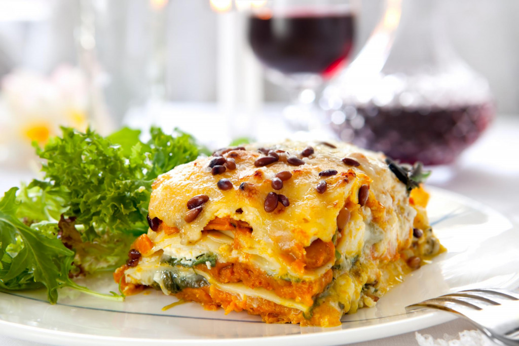 Lasagne pre vegetari&aacute;nov