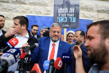 Izraelsk&yacute; minister n&aacute;rodnej bezpečnosti Itamar Ben Gvir. FOTO: REUTERS