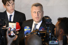Na sn&iacute;mke podpredseda N&aacute;rodnej rady a &scaron;&eacute;f SNS Andrej Danko. FOTO: TASR/Pavel Neubauer