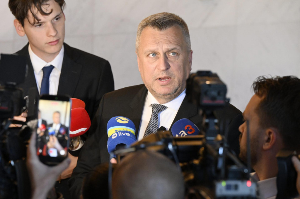 Na sn&iacute;mke podpredseda N&aacute;rodnej rady a &scaron;&eacute;f SNS Andrej Danko. FOTO: TASR/Pavel Neubauer