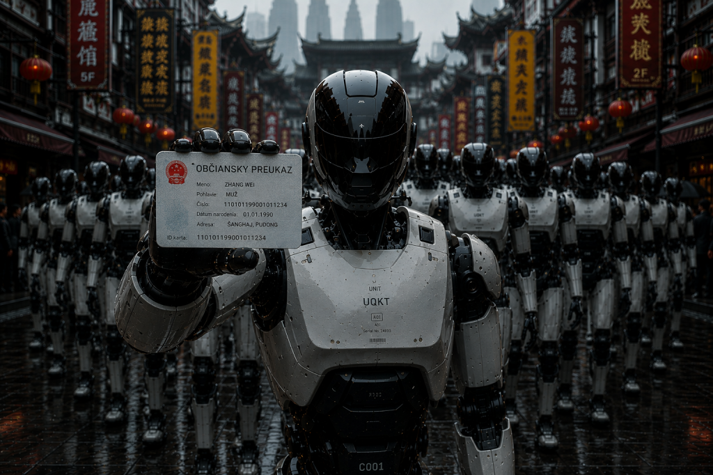 Č&iacute;na prich&aacute;dza s pr&iacute;snymi pravidlami pre označovanie robotov.  FOTO: ChatGPT