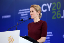Vysok&aacute; predstaviteľka E&Uacute; pre zahraničn&eacute; veci a bezpečnostn&uacute; politiku Kaja Kallasov&aacute;. FOTO: Reuters