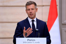 Maďarsk&yacute; premi&eacute;r P&eacute;ter Magyar. FOTO: Reuters