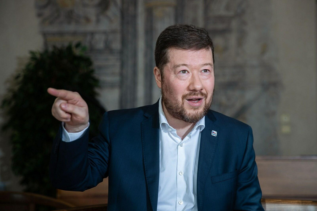 Predseda SPD Tomio Okamura. FOTO: Mafra/Ladislav Křivan