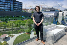 Matteo Rosoli je mlad&yacute; viedensk&yacute; startuper, ktor&yacute; stoj&iacute; na čele spoločnost&iacute; newsroom.ai a eustella.com. FOTO: HN/Pavel Novotn&yacute;