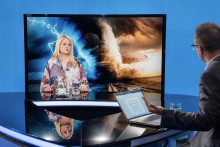 Tať&aacute;na M&iacute;kov&aacute;, meteorologička, klimatologička a moder&aacute;torka spr&aacute;v o počas&iacute;. FOTO: Michal Růžička, MAFRA