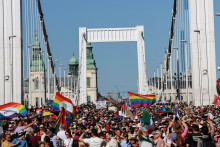 Pride pochod v Budape&scaron;ti. FOTO: RETUTERS