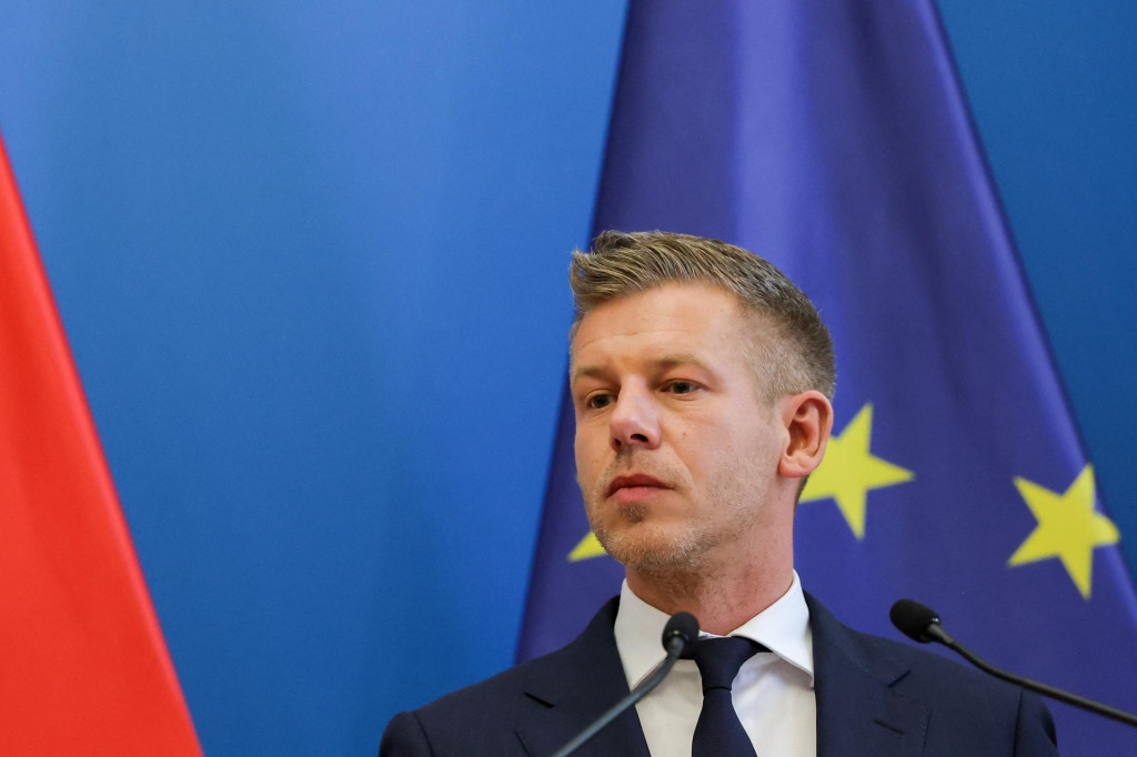 Maďarsk&yacute; premi&eacute;r P&eacute;ter Magyar. FOTO: Reuters