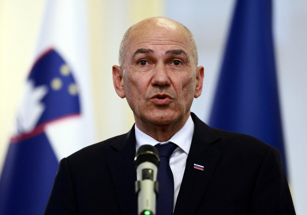 Nov&yacute; slovinsk&yacute; premi&eacute;r Janez Jan&scaron;a. FOTO: Reuters