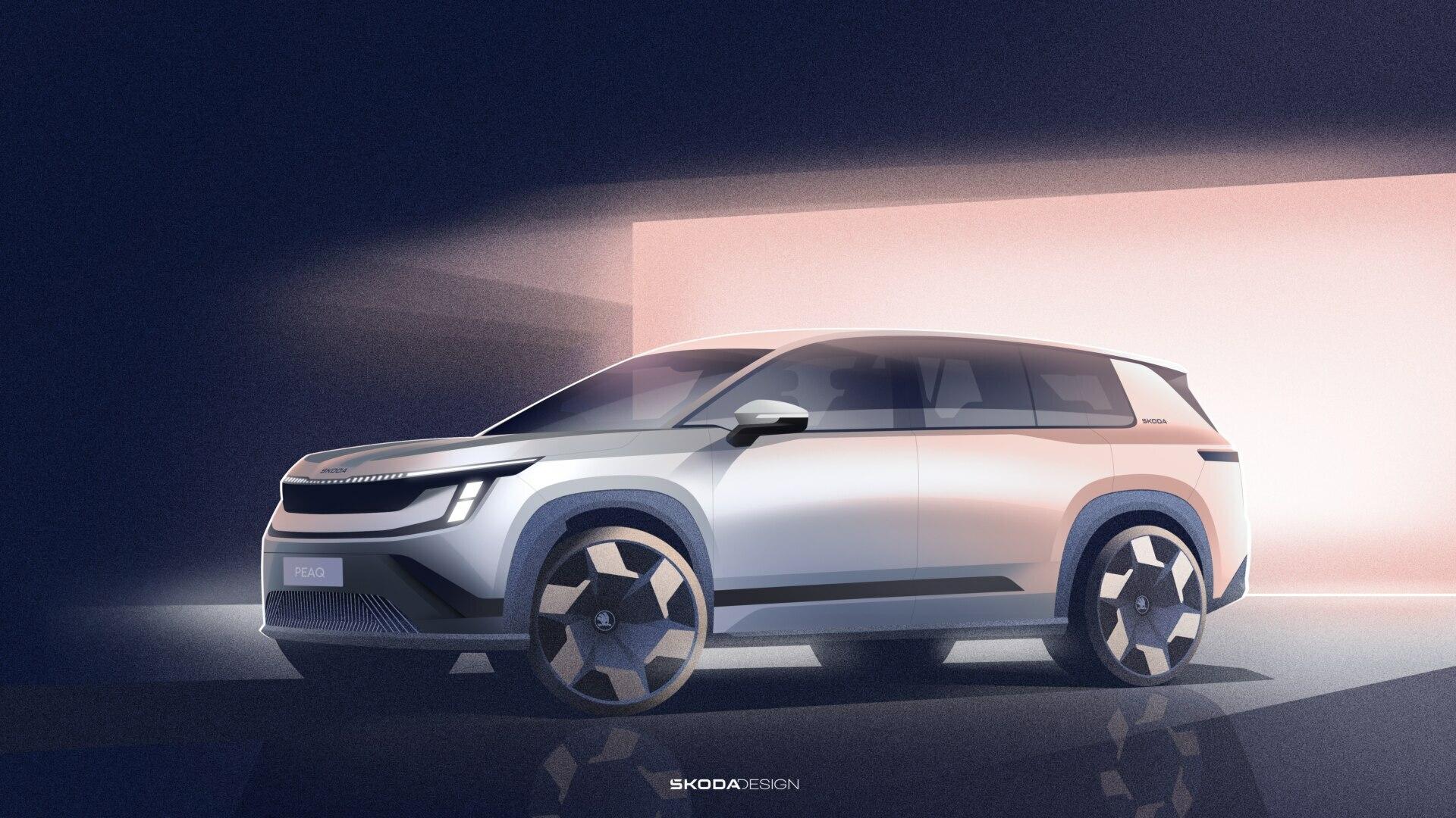 Škoda ukazuje skice novej vlajkovej lode. Veľké SUV odhalí už tento mesiac