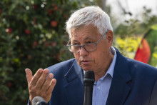 Na sn&iacute;mke predseda Ovocin&aacute;rskej &uacute;nie Slovenskej republiky Mari&aacute;n Varga. FOTO: TASR/J. Nov&aacute;k