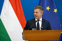 Maďarsk&yacute; premi&eacute;r P&eacute;ter Magyar. FOTO TASR/AP
