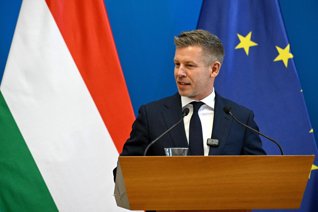 Maďarsk&yacute; premi&eacute;r P&eacute;ter Magyar. FOTO TASR/AP
