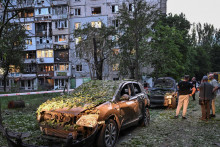 Ukrajina, Z&aacute;porožie. FOTO: REUTERS