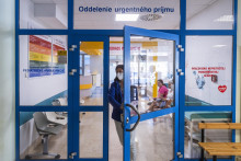 Na sn&iacute;mke oddelenie urgent&eacute;ho pr&iacute;jmu N&aacute;rodn&eacute;ho &uacute;stavu detsk&yacute;ch chor&ocirc;b v Bratislave. FOTO: TASR/J. Nov&aacute;k