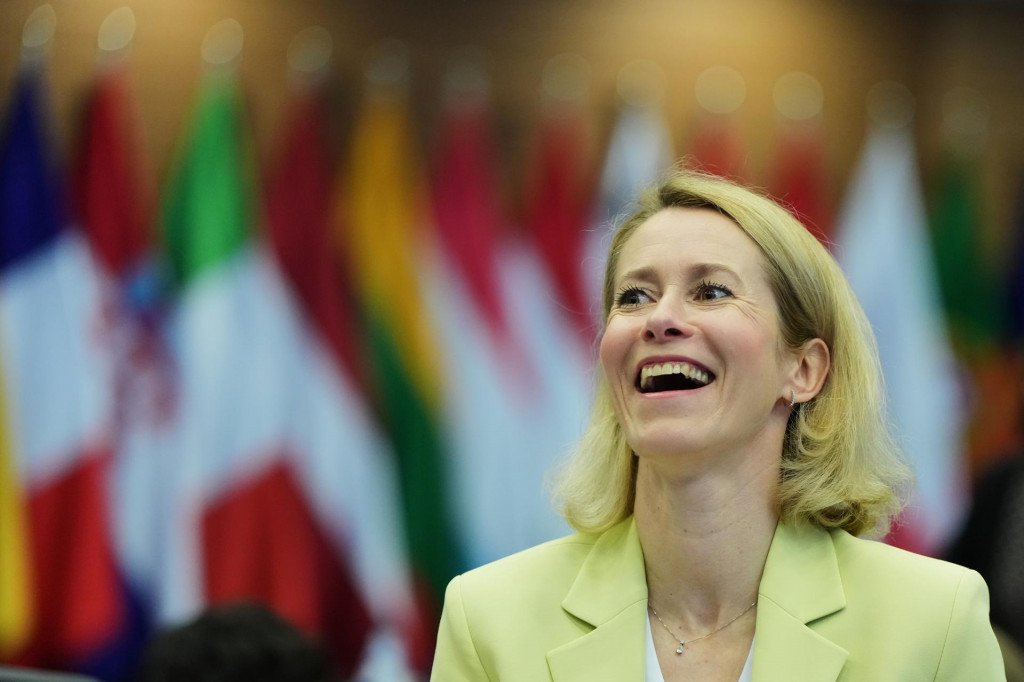 &Scaron;&eacute;fka diplomacie E&Uacute; Kaja Kallasov&aacute;. FOTO TASR/AP