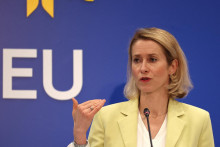 &Scaron;&eacute;fka diplomacie E&Uacute; Kaja Kallasov&aacute;. FOTO: REUTERS