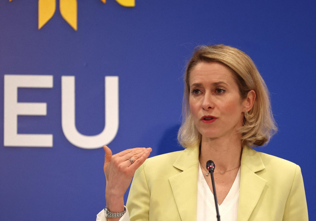 &Scaron;&eacute;fka diplomacie E&Uacute; Kaja Kallasov&aacute;. FOTO: REUTERS