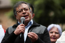 Kolumbijsk&yacute; prezident Gustavo Petro. FOTO: Reuters