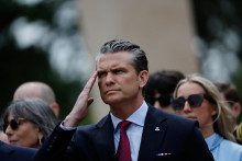 Americk&yacute; minister obrany Pete Hegseth. FOTO TASR/AP