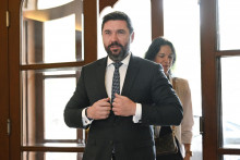 Minister p&ocirc;dohospod&aacute;rstva a rozvoja vidieka Richard Tak&aacute;č. FOTO: TASR/Pavel Neubauer
