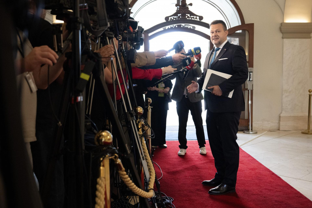 Na sn&iacute;mke minister invest&iacute;ci&iacute;, region&aacute;lneho rozvoja a informatiz&aacute;cie Samuel Migaľ (nez&aacute;visl&yacute;). FOTO: TASR/Pavel Neubauer