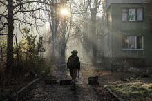Ukrajinsk&eacute; mesto Kosťantynivka zdevastovan&eacute; po rusk&yacute;ch &uacute;tokoch. FOTO: Reuters/UKRAINIAN ARMED FORCES