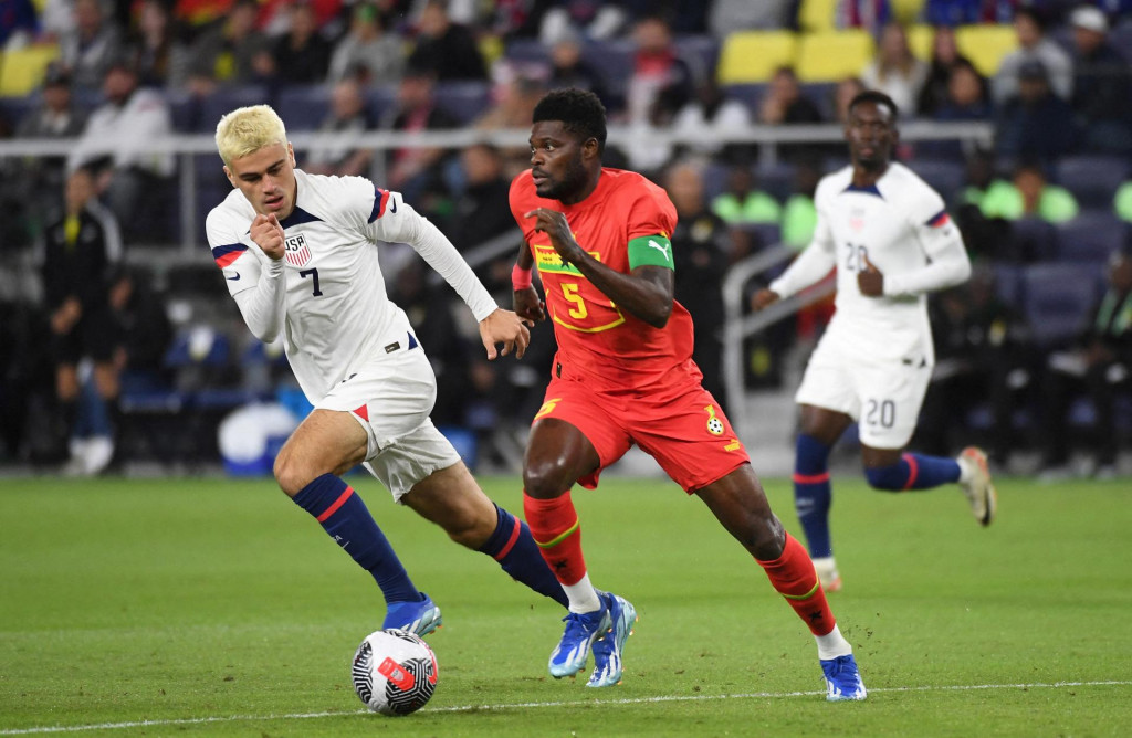Ghansk&yacute; futbalov&yacute; reprezentant Thomas Partey. FOTO: Reuters