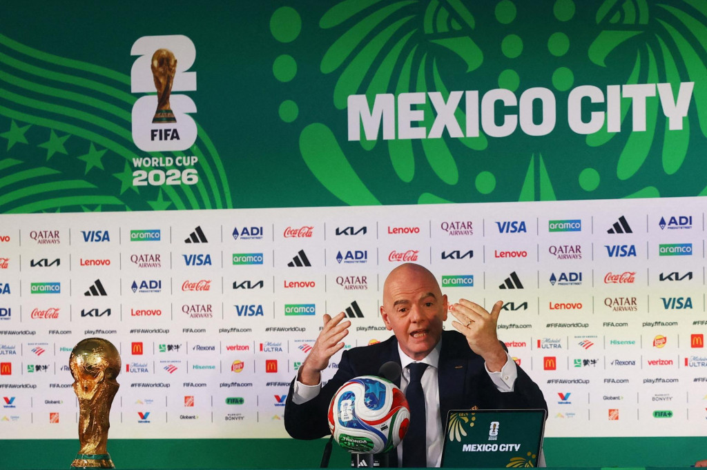 Prezident Medzin&aacute;rodnej futbalovej feder&aacute;cie (FIFA) Gianni Infantino. FOTO: Reuters