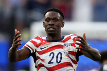 Americk&yacute; futbalista Folarin Balogun. FOTO: Reuters