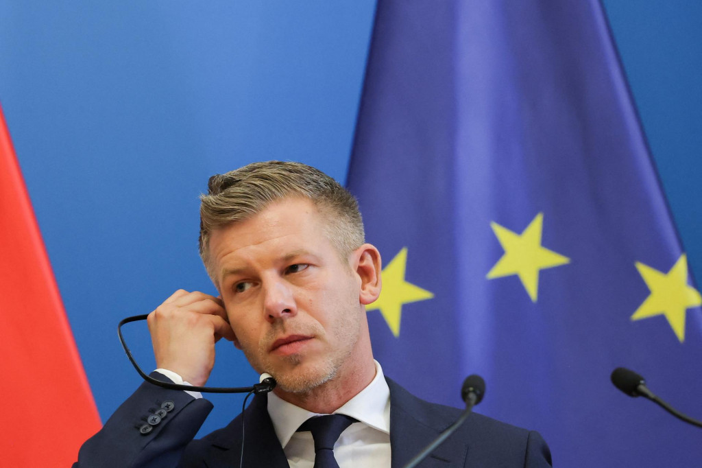 Maďarsk&yacute; premi&eacute;r P&eacute;ter Magyar. FOTO: Reuters