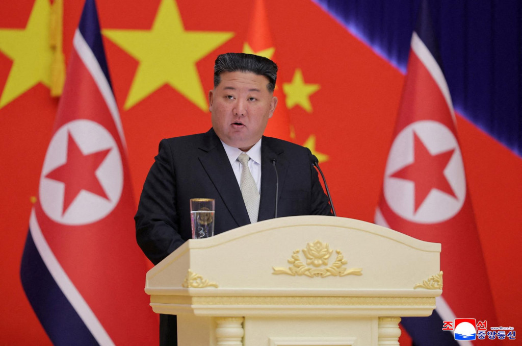Severok&oacute;rejsk&yacute; l&iacute;der Kim Čong-un. FOTO: REUTERS/KCNA