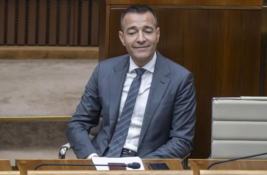 Na sn&iacute;mke minister &scaron;kolstva Tom&aacute;&scaron; Drucker (Hlas-SD). FOTO: TASR/Martin Baumann