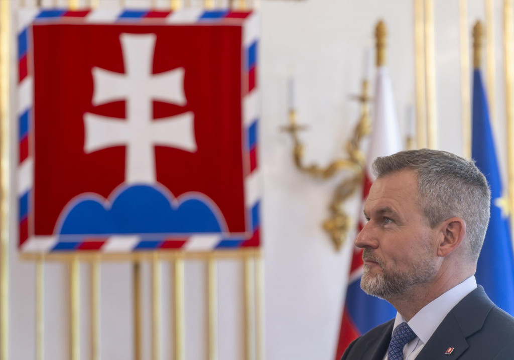 Na sn&iacute;mke prezident Peter Pellegrini. FOTO: TASR/Martin Baumann