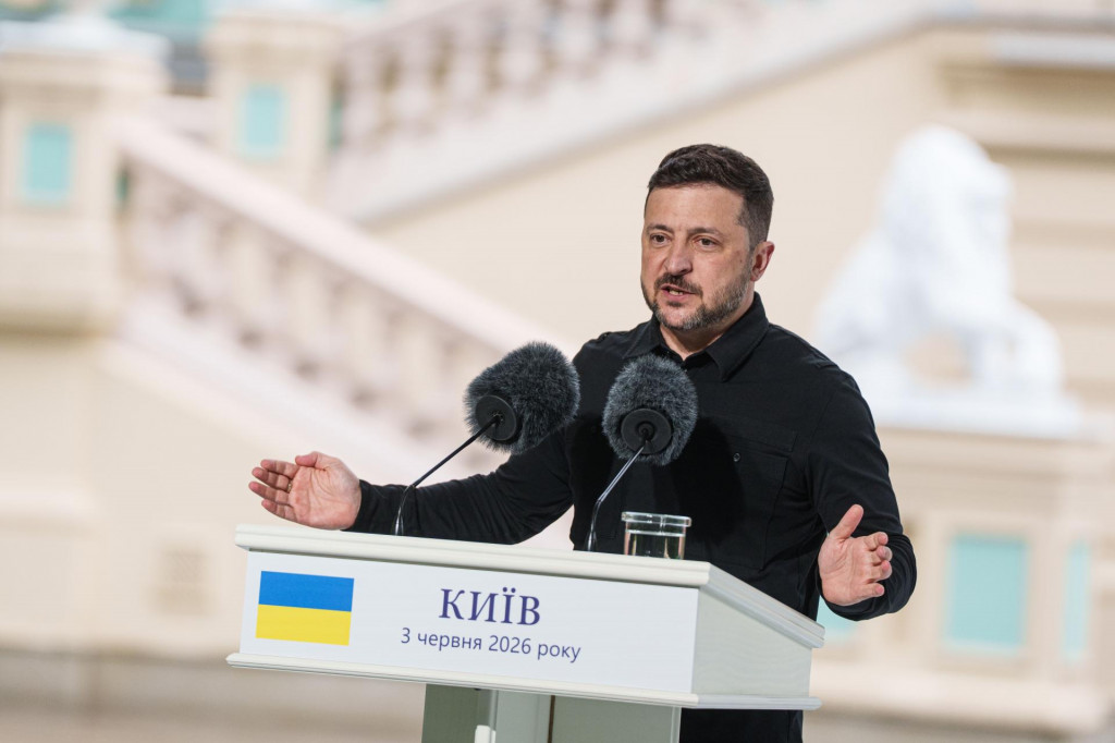 Ukrajinsk&yacute; prezident Volodymyr Zelenskyj. FOTO TASR/AP
