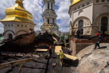 Kyjevsko-pečersk&aacute; lavra. FOTO: REUTERS