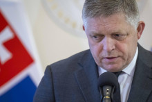 Na sn&iacute;mke predseda vl&aacute;dy SR Robert Fico (Smer-SD) počas tlačovej konferencie na t&eacute;mu Ospravedlnenie v Bratislave 16. j&uacute;na 2026. FOTO TASR - Jakub Kotian FOTO: Jakub Kotian