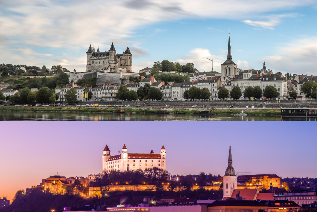 Saumur a Bratislava