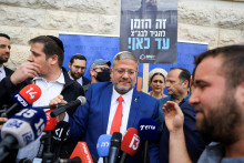 Krajne pravicov&yacute; izraelsk&yacute; minister pre n&aacute;rodn&uacute; bezpečnosť Itamar Ben Gvir. FOTO: Reuters