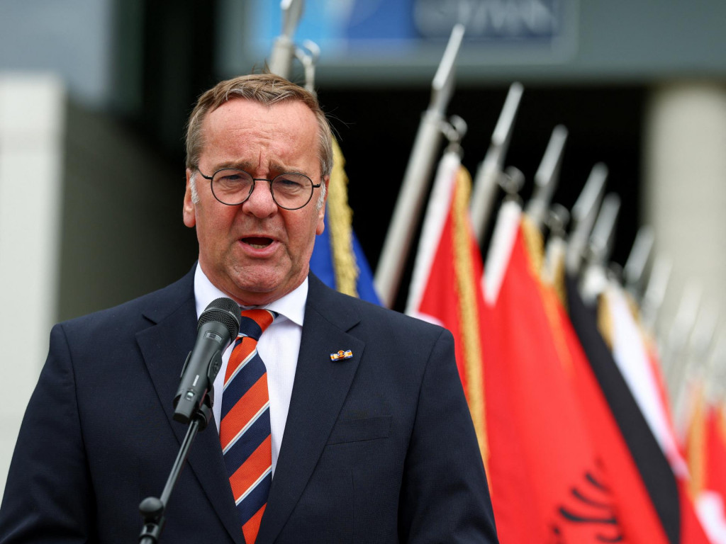 Nemeck&yacute; minister obrany Boris Pistorius. FOTO: Reuters
