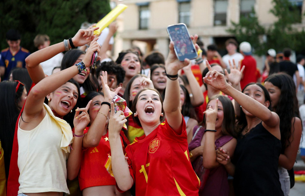 Fan&uacute;&scaron;ikovia &Scaron;panielska. FOTO: Reuters