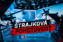 Česk&aacute; telev&iacute;zia v &scaron;trajkovej pohotovosti.