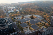Vizualiz&aacute;cia Eset Campusu na Patr&oacute;nke. FOTO: BIG-Bjarke Ingels Group