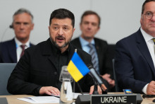Ukrajinsk&yacute; prezident Volodymyr Zelenskyj. FOTO TASR/AP
