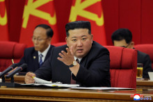 L&iacute;der KĽDR Kim Čong-un. FOTO: REUTERS