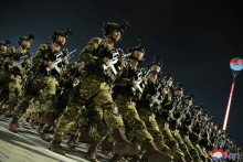 Severok&oacute;rejsk&iacute; vojaci. FOTO: KCNA