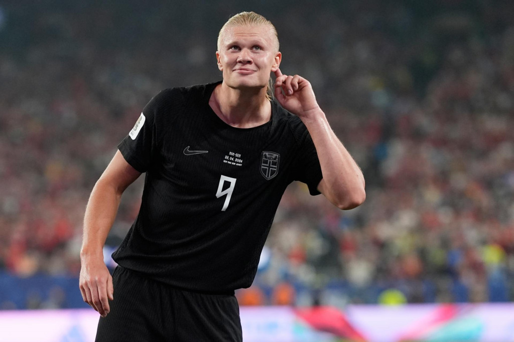 N&oacute;rsky futbalista Erling Haaland. FOTO: TASR/AP
