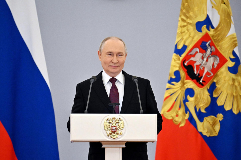 Rusk&yacute; prezident Vladimir Putin. FOTO: REUTERS