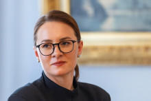 Ukrajinsk&aacute; premi&eacute;rka Julija Svyrydenkov&aacute;. FOTO: TASR/AP