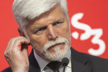 Česk&yacute; prezident Petr Pavel. FOTO: TASR/Martin Baumann